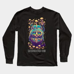 Techno T-Shirt - You’ll Never Rave Alone - Catsondrugs.com - Techno, rave, edm, festival, techno, trippy, music, 90s rave, psychedelic, party, trance, rave music, rave krispies, rave flyer T-Shirt Long Sleeve T-Shirt